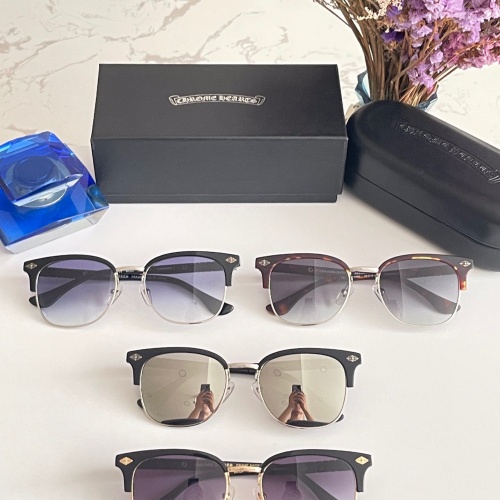Replica Chrome Hearts AAA Quality Sunglasses #1003489 $52.00 USD for Wholesale