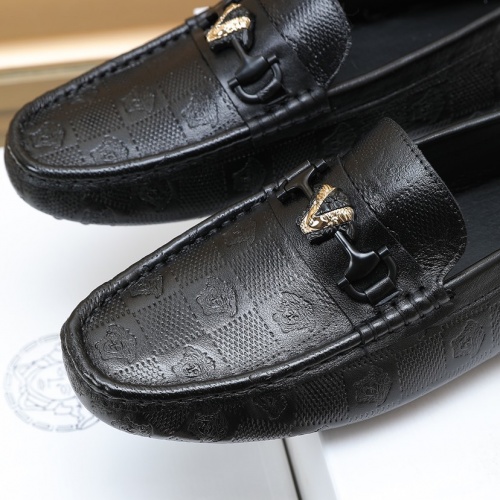 Replica Versace Leather Shoes For Men #1003524 $88.00 USD for Wholesale