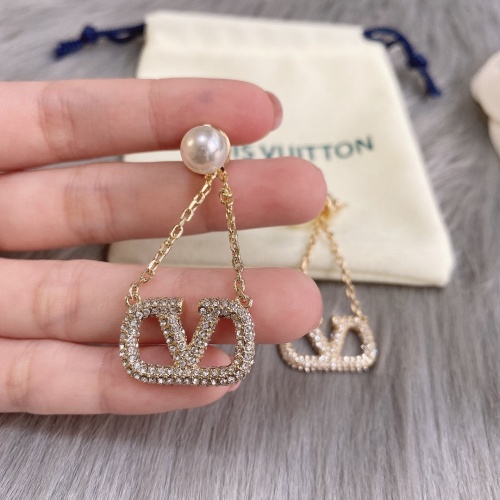 Replica Valentino Earrings For Women #1004277 $36.00 USD for Wholesale
