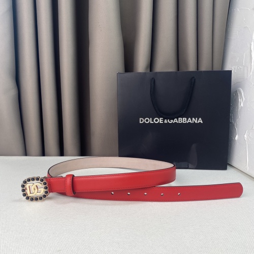 Replica Dolce & Gabbana D&G AAA Quality Belts For Women #1004322 $52.00 USD for Wholesale