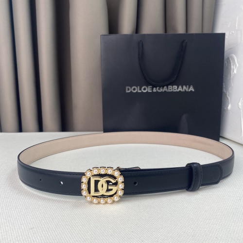 Replica Dolce & Gabbana D&G AAA Quality Belts For Women #1004323 $52.00 USD for Wholesale