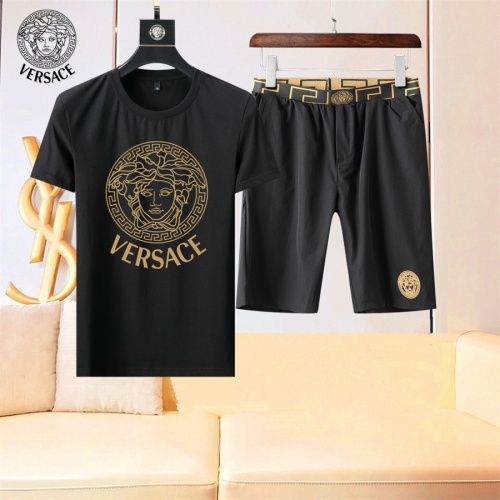 Versace Tracksuits Short Sleeved For Men #1004476 $48.00 USD, Wholesale Replica Versace Tracksuits