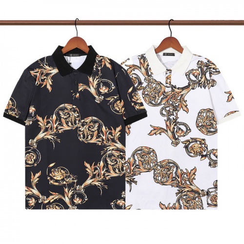 Replica Versace T-Shirts Short Sleeved For Men #1004539 $27.00 USD for Wholesale