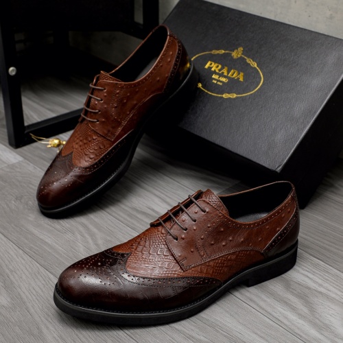 Prada Leather Shoes For Men #1004838