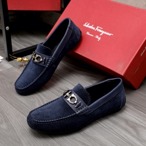 Salvatore Ferragamo Leather Shoes For Men #1004847