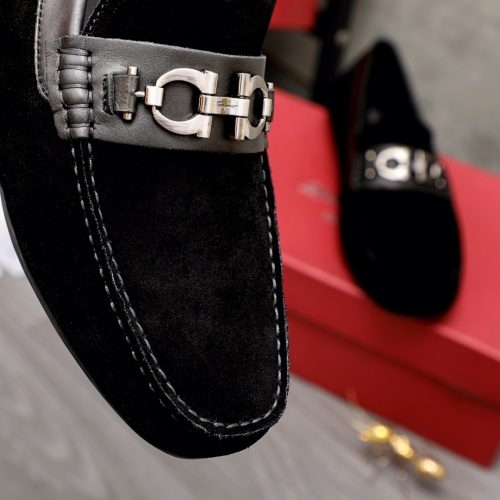 Replica Salvatore Ferragamo Leather Shoes For Men #1004848 $68.00 USD for Wholesale