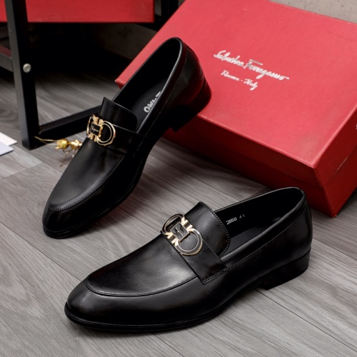 Ferragamo Salvatore FS Leather Shoes For Men #1004856