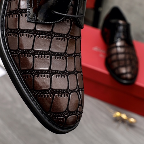 Replica Salvatore Ferragamo Leather Shoes For Men #1004857 $82.00 USD for Wholesale