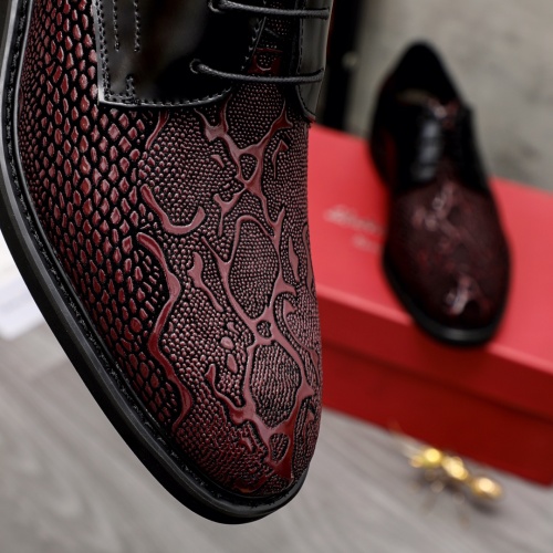 Replica Salvatore Ferragamo Leather Shoes For Men #1004871 $82.00 USD for Wholesale