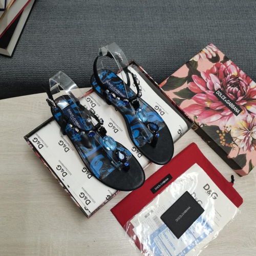 Replica Dolce & Gabbana D&G Sandal For Women #1005012 $130.00 USD for Wholesale