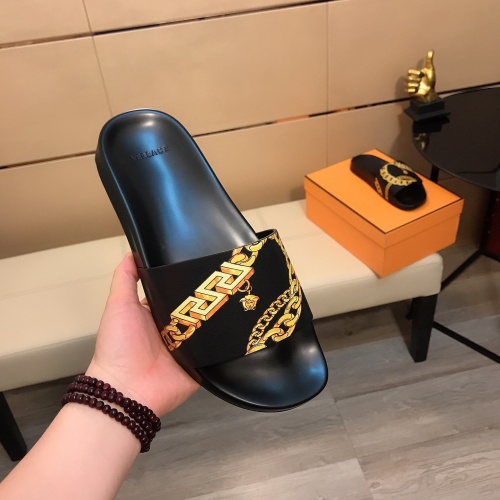 Versace Slippers For Men #1005020 $60.00 USD, Wholesale Replica Versace Slippers