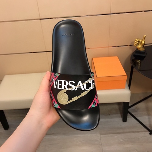 Replica Versace Slippers For Men #1005021 $60.00 USD for Wholesale