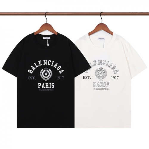 Replica Balenciaga T-Shirts Short Sleeved For Unisex #1005323 $25.00 USD for Wholesale