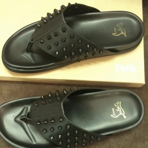 Replica Christian Louboutin CL Slippers For Men #1005364 $68.00 USD for Wholesale