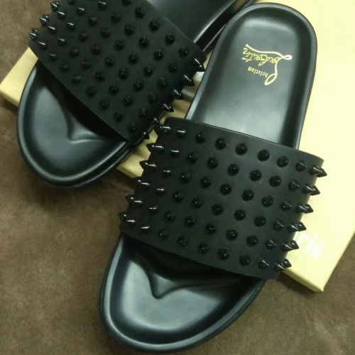 Replica Christian Louboutin CL Slippers For Men #1005366 $68.00 USD for Wholesale