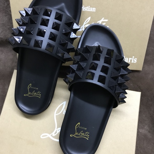 Replica Christian Louboutin CL Slippers For Men #1005368 $68.00 USD for Wholesale