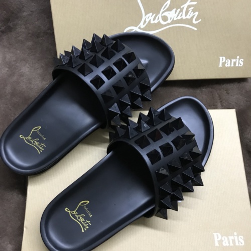 Replica Christian Louboutin CL Slippers For Men #1005368 $68.00 USD for Wholesale