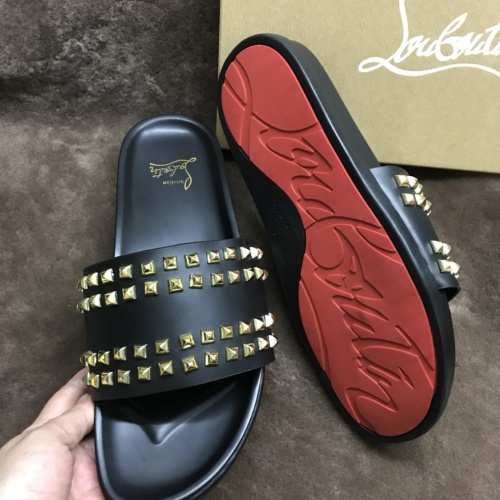 Replica Christian Louboutin CL Slippers For Men #1005369 $68.00 USD for Wholesale