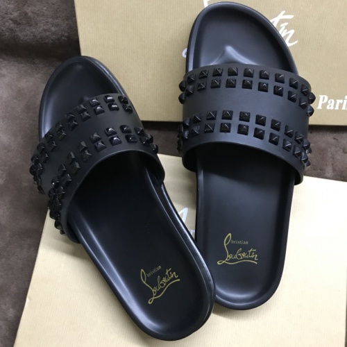 Replica Christian Louboutin CL Slippers For Men #1005370 $68.00 USD for Wholesale