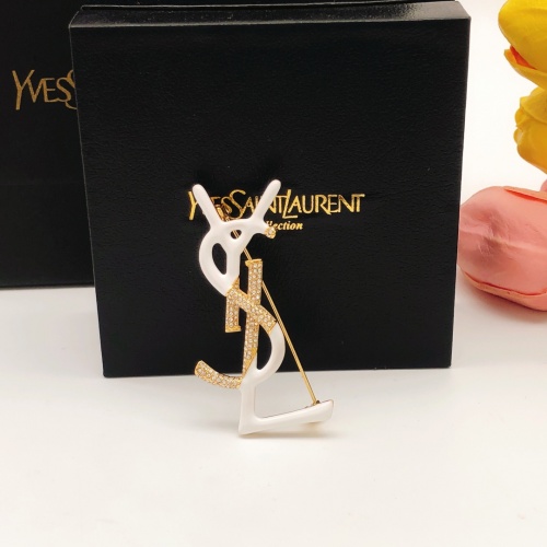 Replica Yves Saint Laurent Brooches For Women #1005379 $29.00 USD for Wholesale