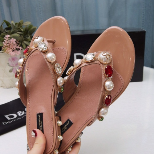 Replica Dolce & Gabbana D&G Slippers For Women #1005387 $68.00 USD for Wholesale
