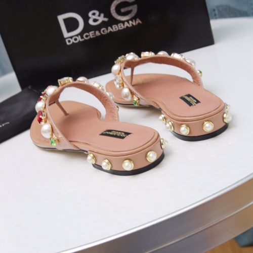 Replica Dolce & Gabbana D&G Slippers For Women #1005387 $68.00 USD for Wholesale