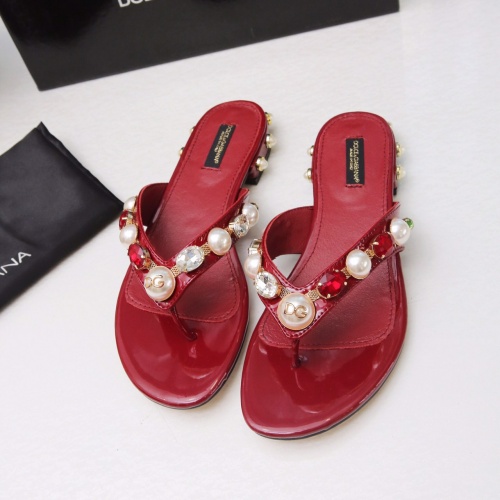 Dolce &amp; Gabbana D&amp;G Slippers For Women #1005389 $68.00 USD, Wholesale Replica Dolce &amp; Gabbana D&amp;G Slippers