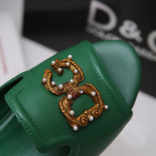 Replica Dolce & Gabbana D&G Slippers For Women #1005475 $72.00 USD for Wholesale