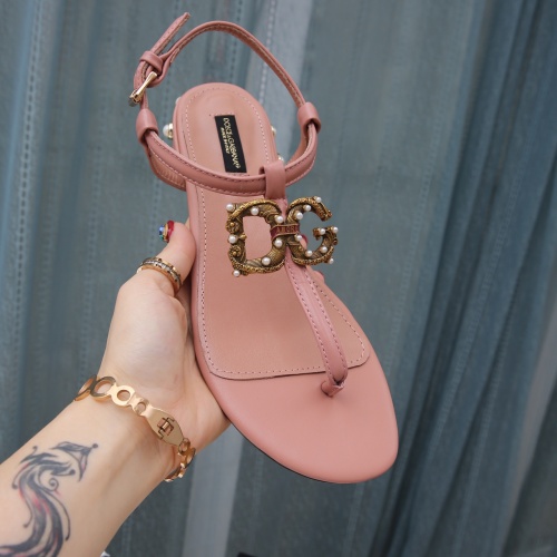 Replica Dolce & Gabbana D&G Sandal For Women #1005481 $72.00 USD for Wholesale