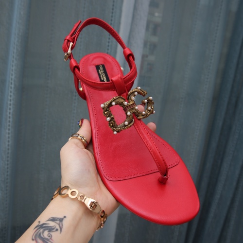 Replica Dolce & Gabbana D&G Sandal For Women #1005482 $72.00 USD for Wholesale