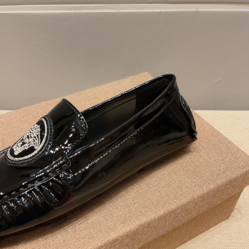 Replica Versace Leather Shoes For Men #1005494 $82.00 USD for Wholesale