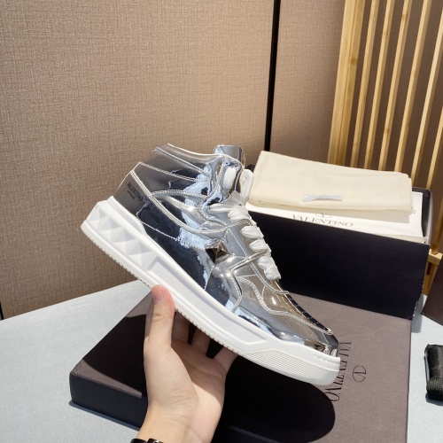 Replica Valentino High Tops Shoes For Women #1005520 $128.00 USD for Wholesale