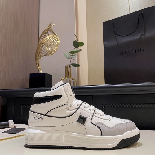 Replica Valentino High Tops Shoes For Men #1005527 $128.00 USD for Wholesale