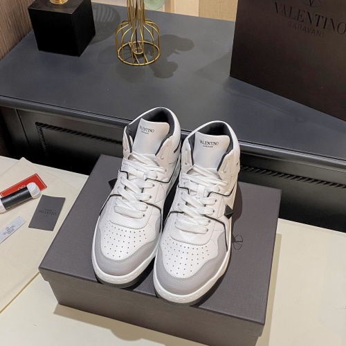 Replica Valentino High Tops Shoes For Men #1005527 $128.00 USD for Wholesale