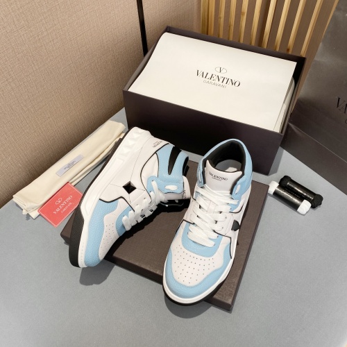 Replica Valentino High Tops Shoes For Men #1005529 $128.00 USD for Wholesale