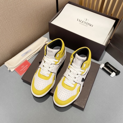 Replica Valentino High Tops Shoes For Men #1005531 $128.00 USD for Wholesale