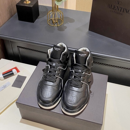 Replica Valentino High Tops Shoes For Men #1005535 $128.00 USD for Wholesale