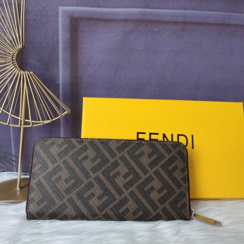 Replica Fendi AAA Quality Wallet For Women #1005655 $56.00 USD for Wholesale