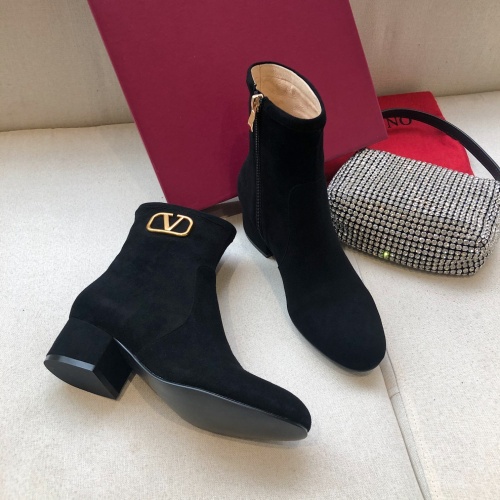 Replica Valentino Boots For Women #1005685 $92.00 USD for Wholesale