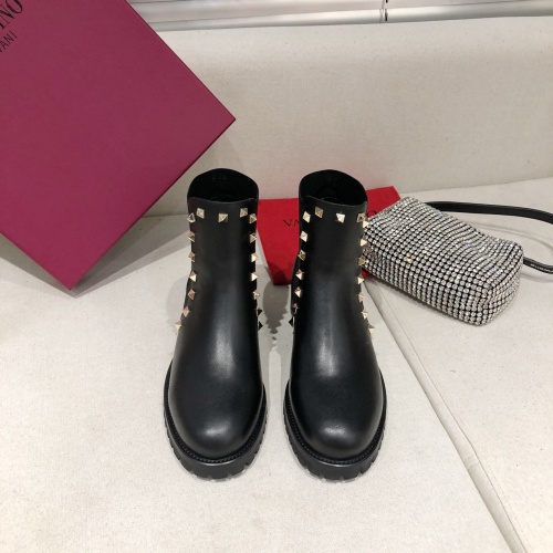 Replica Valentino Boots For Women #1005691 $96.00 USD for Wholesale