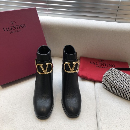 Replica Valentino Boots For Women #1005692 $98.00 USD for Wholesale