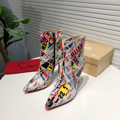 Replica Christian Louboutin Boots For Women #1005704 $92.00 USD for Wholesale