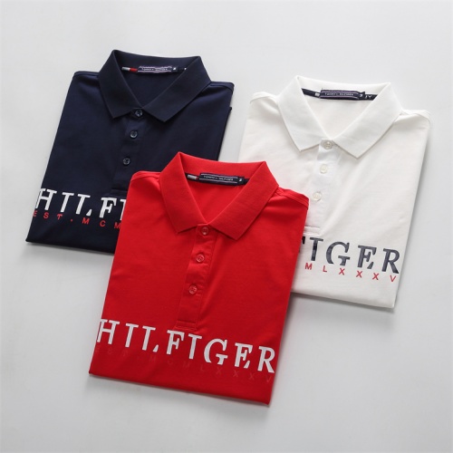 Replica Tommy Hilfiger TH T-Shirts Short Sleeved For Men #1005709 $24.00 USD for Wholesale