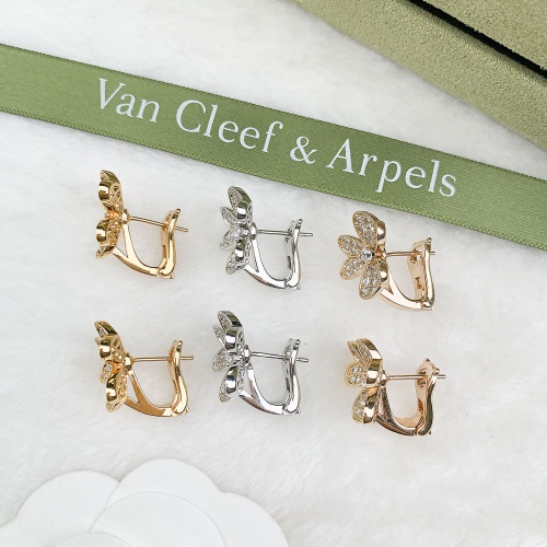 Replica Van Cleef & Arpels Earrings For Women #1006068 $36.00 USD for Wholesale