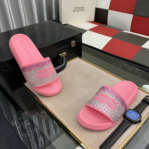 Replica Alexander McQueen Slippers For Women #995864 $64.00 USD for Wholesale