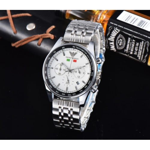 Armani Watches For Men #995906 $40.00 USD, Wholesale Replica Armani Watches