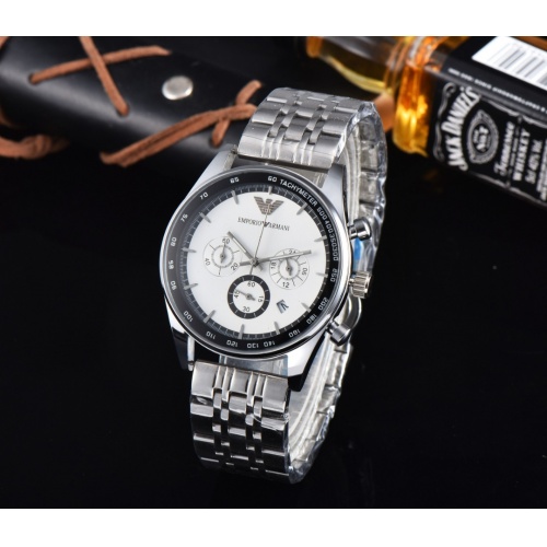 Armani Watches For Men #995909 $40.00 USD, Wholesale Replica Armani Watches