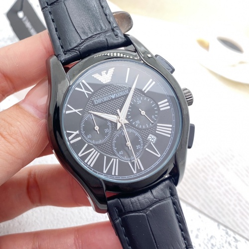 Armani Watches For Men #995913 $32.00 USD, Wholesale Replica Armani Watches