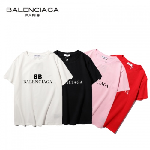 Replica Balenciaga T-Shirts Short Sleeved For Unisex #995966 $27.00 USD for Wholesale