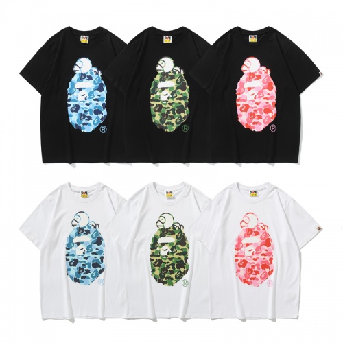 Replica Bape T-Shirts Short Sleeved For Men #995974 $27.00 USD for Wholesale